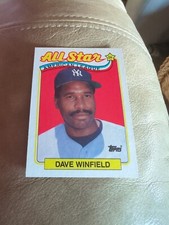 1989  #407  Dave Winfield  1988 AL All Star Designated Hitter  Yankees FREE ship
