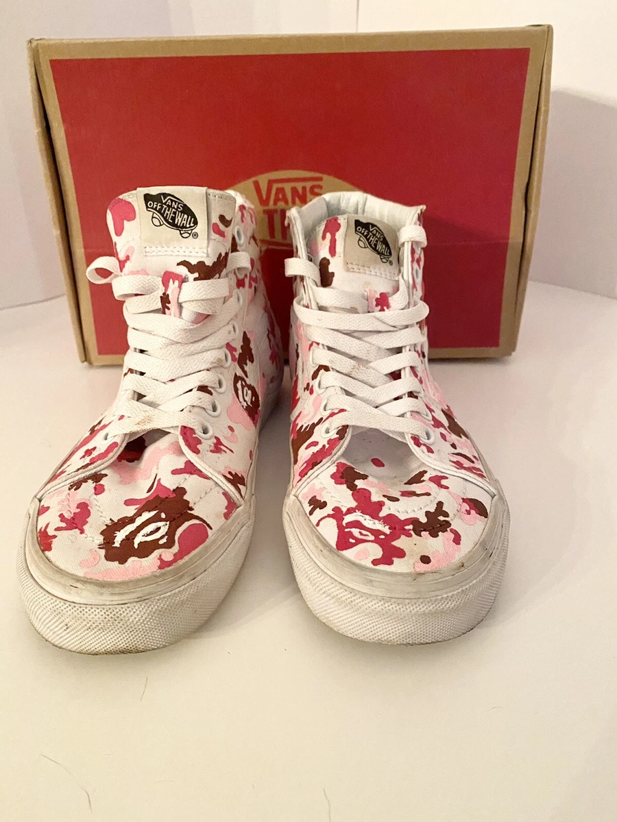 Pink bape deals vans