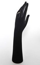 MANO ESPOSITORE DONNA VELLUTO CURVA ANELLI BRACCIALI