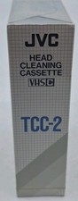 Sealed JVC TCC-2 VHS C Head Cleaning Cassette Tape Camcorder Compact Cassette