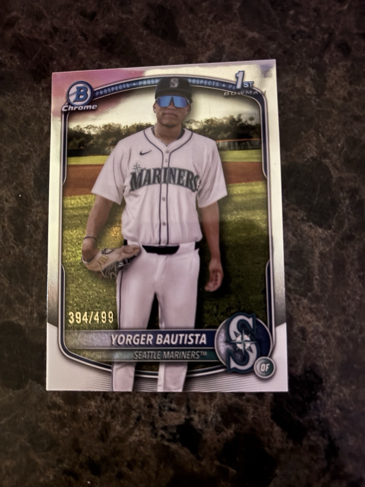 YORGER BAUTISTA 2025 BOWMAN CHROME 1ST BASEBALL REFRACTOR /499