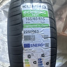165/65 R15 81H Kumho Ecowing ES31 - 165 65 15 - New Tyre x1