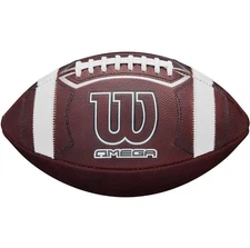 Wilson Omega Official Game Football - Leather Brand New NCAA NFHS
