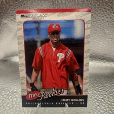 2001 Donruss The Rookies #R64 Jimmy Rollins Rookie Card - Philadelphia Phillies . rookie card picture