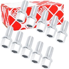 10x FEBI RADSCHRAUBE M14 x 1.5 KUGELBUND SW 17 RADBOLZEN ALUFELGEN STAHLFELGEN