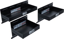 BGS Magnet-Ablagen-Satz 150-210-310 mm für Werkzeugwagen 3-tlg