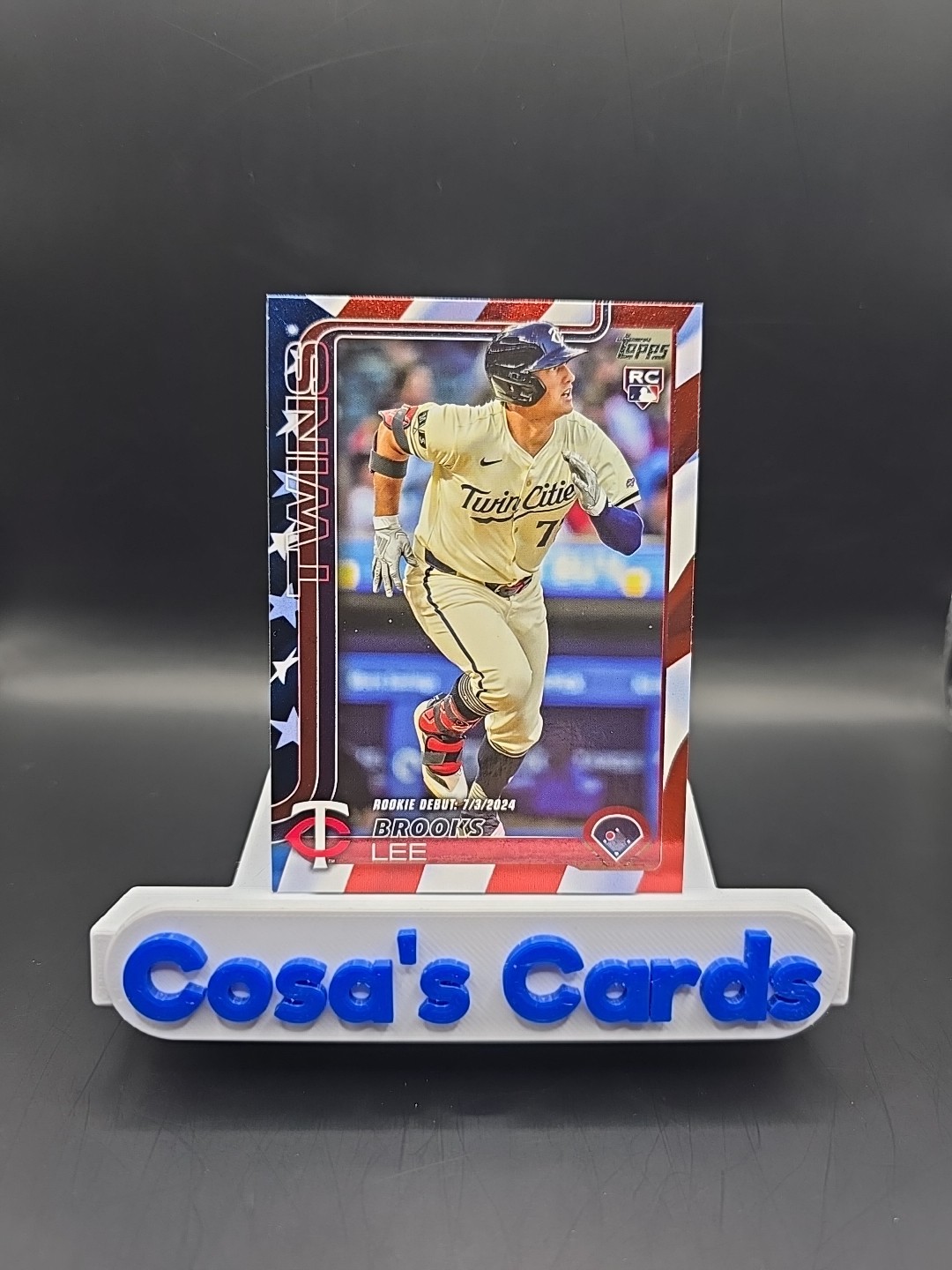 BROOKS LEE 2025 TOPPS UPDATE SERIES DEBUT RC #US243 INDEPENDENCE DAY 54/76