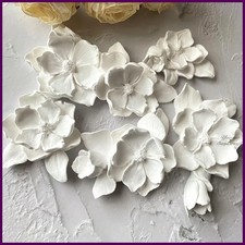 Flor Silicona Molde Fondant Molde Pasteles Decoración Herramientas Chocolate Gompaste Molde