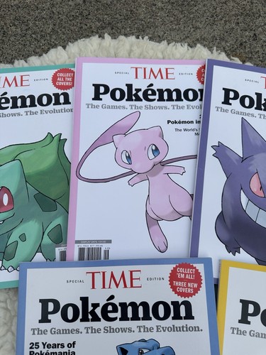 2025 Time Magazine POKEMON GAMES Shows EVOLUTION 6 Covers SPECIAL EDITION! - Picture 3 of 6