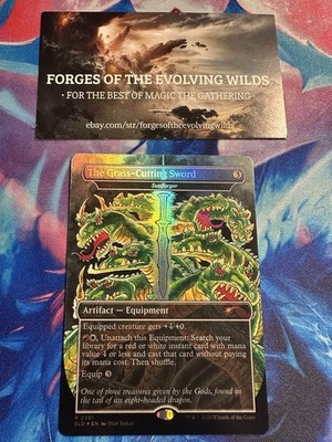 The Grass-Cutting Sword - Sunforger Foil TMNT Secret Lair Stan Sakai Teenage