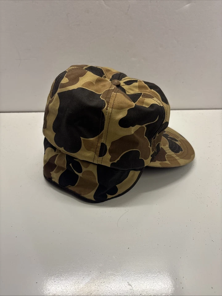 Vtg Dunns Gore-Tex Camo Ear Flap Protection Hat Cap Hunting Insulated USA Made - Image 3 of 4