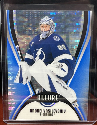 2025-26 Upper Deck Allure Blue Line #76 Andrei Vasilevskiy Lightning 20/35