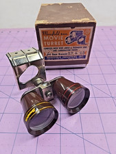 Vintage Mansfield 8mm Movie Turret for Brownie 2.7 and 2.3 Wide angle and Tele