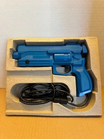 Sega Saturn Virtua Cop Blue Virtua Gun Bundle Boxed Game Manuals