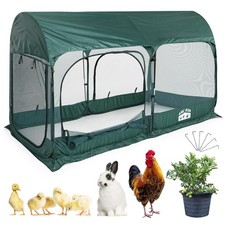 Portable Chicken Run Large Pop-Up Chicken Pen for Small Animals Outdoor Garde...