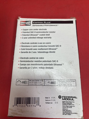 Champion Stock No. 71 RC12YC Copper Spark Plugs ~ 6 Pcs - Picture 3 of 4