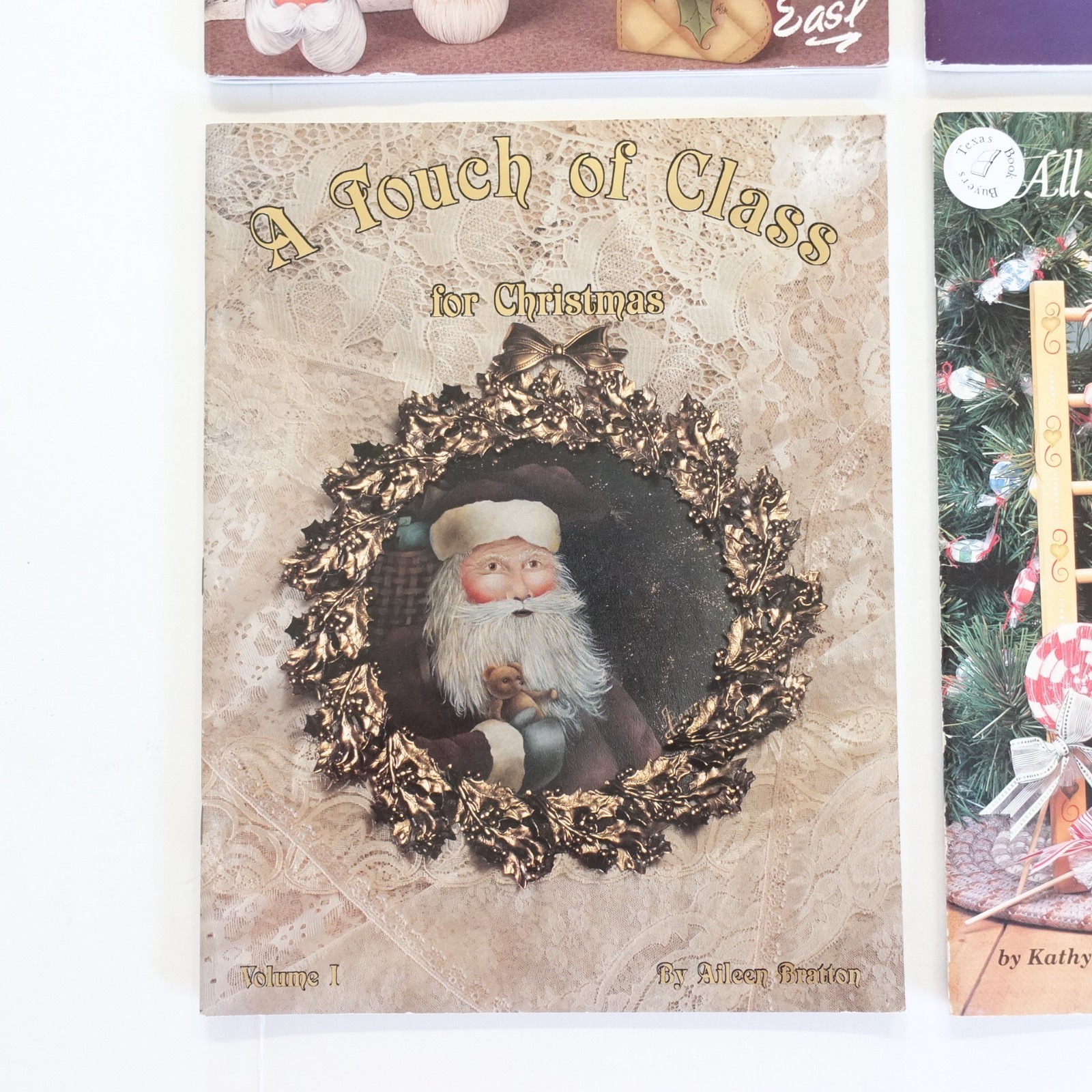 Vtg Lot of 6 Tole Painting Books Christmas Holiday Xmas Santa Angels Nostalgic