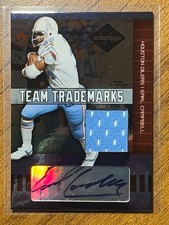 Earl Campbell 2004 Leaf Limited /50 Team Trademarks Jersey Auto Autograph Game