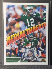 Keith Jackson Randall Cunningham 1991 Upper Deck Aerial Threats #31