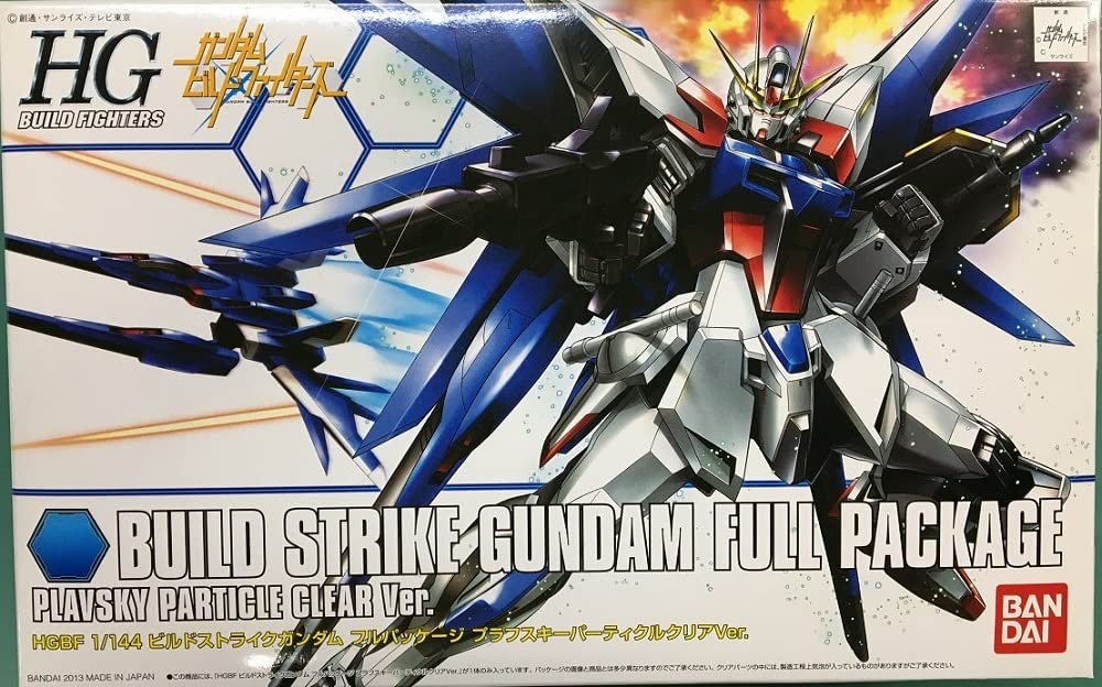 HG 1 144 Build Strike Gundam Full Package Plavsky Particle Clear Ver. Model Kit
