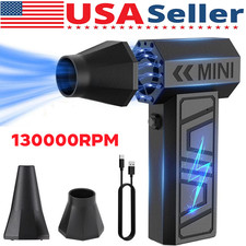 130,000RPM MINI Dry Blower Turbo Air Blower Super Fan Turbo Battery Power New