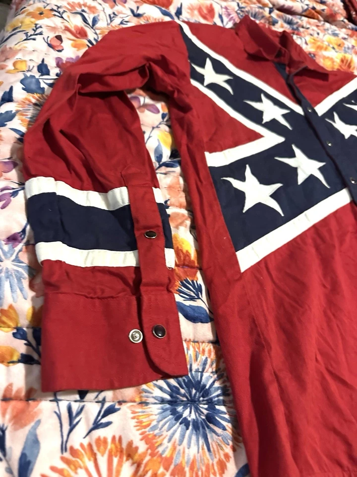 Camisa Western Express Para Hombre Mediana Vaquera Perla A Presión Southern Rodeo Foto 2 de 4