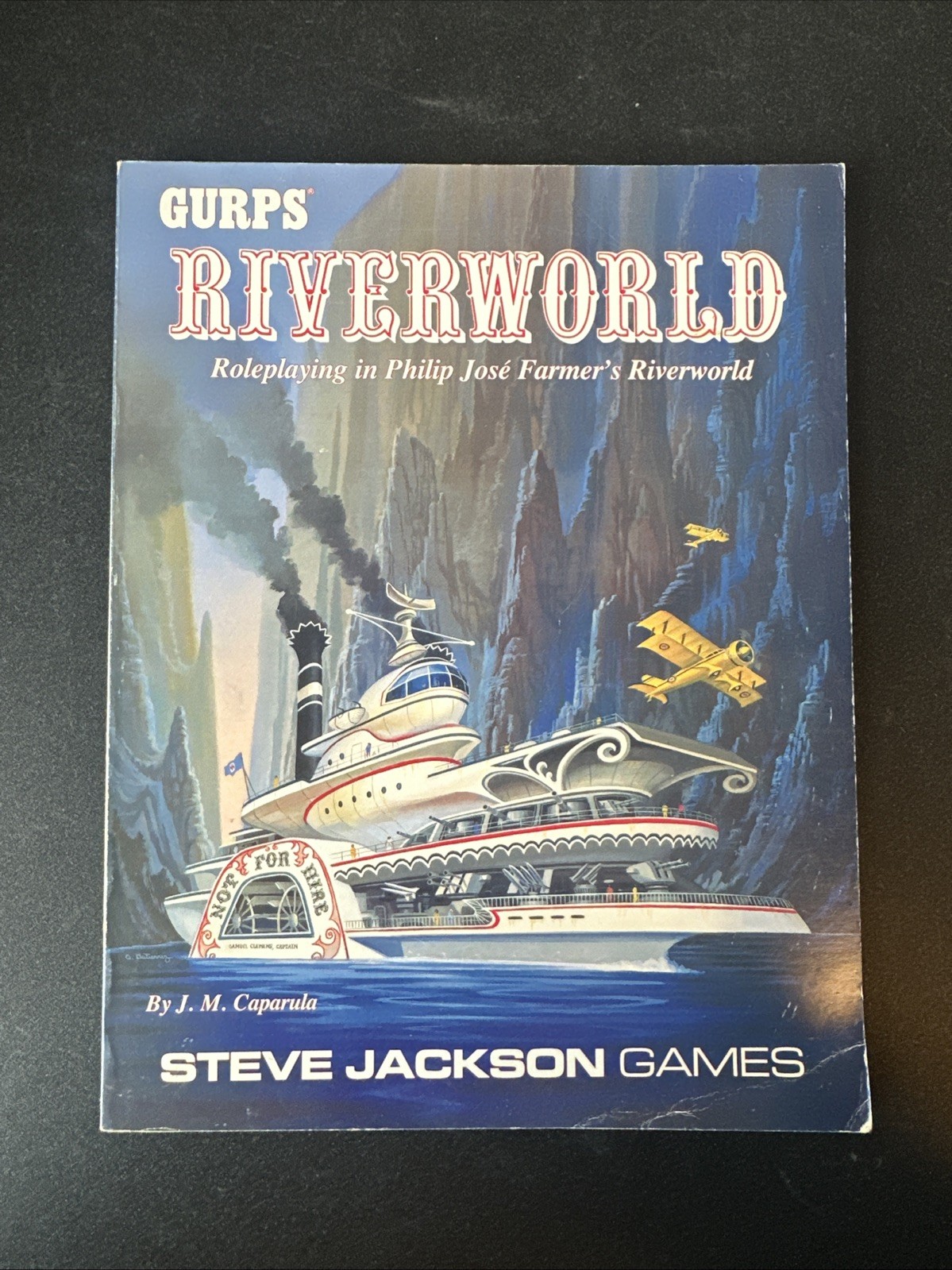 GURPS RIVERWORLD By J M Caparula SJG01695 6028 RPG Role Playing 1st Edition 1989