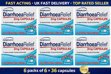 Galpharm Loperamide 2mg Capsules for Diarrhoea Relief 36 (6x6) Fast Acting Adult