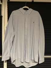 Polo Ralph Lauren Herren Hemd Blau Und Weiß ...