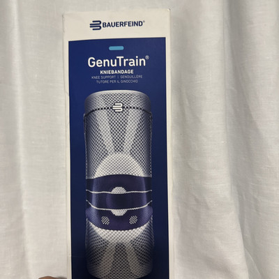 Bauerfeind GenuTrain Knee Support Brace Bandage Size 4CTitan, New