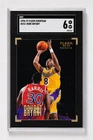 KOBE BRYANT 1996-97 FLEER EUROPEAN BASKETBALL ROOKIE CARD GRADED SGC 6