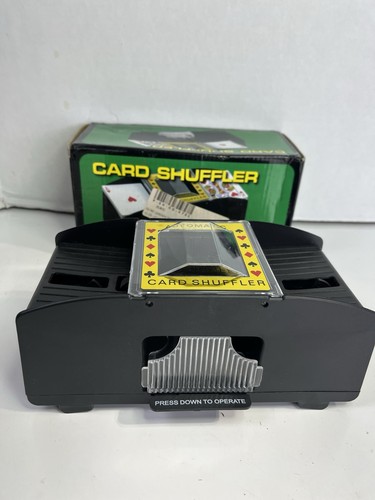 Automatic Card Shuffler, Battery Operated Dealer 1-2 Deck Z23