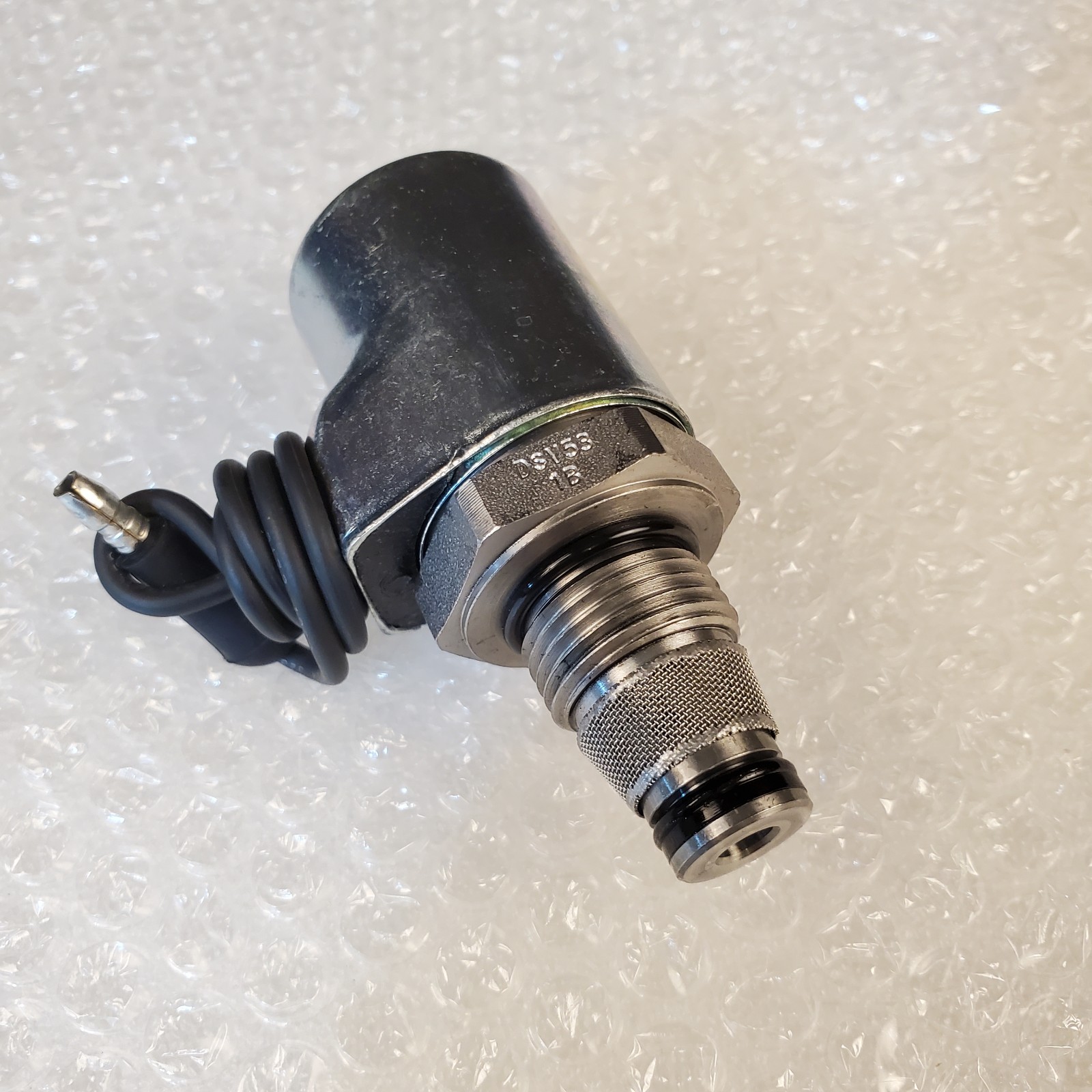 "A" Solenoid coil and valve, 3/8" stem, Snow Plow, Meyer 15356, Buyers 1306015