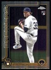 2025 Topps Chrome Update #USC90 Chad Patrick RC Milwaukee Brewers 54123