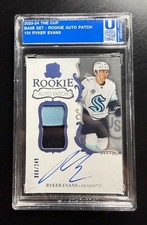 2023-24 The Cup #154 Ryker Evans Rookie Auto Patch /249 Base Set Upper Deck