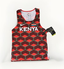 Nike Team Kenya Aeroswift Red Racing Singlet Tank Size Small NWT CV0371-673