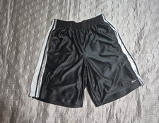 Nike 2000s Basketball Shorts Mens Large Black Vintage Shiny Silky Dazzle