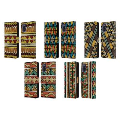 HEAD CASE DESIGNS ETHNIC LINE ART LEATHER BOOK WALLET CASE COVER FOR OPPO PHONES