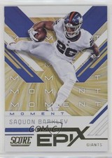 2019 Score Epix Moment Gold Saquon Barkley #EM-8 9pd