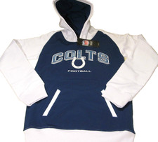 INDIANAPOLIS COLTS PULLOVER HOODED SWEATSHIRT YOUTH SIZE LARGE 14-16 -BLUE-NWT