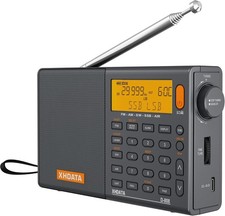 XHDATA D-808 Professional Portable Radio FM Stereo/SW/MW/LW/Air Band Receiver