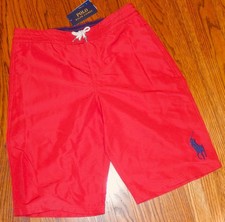 POLO RALPH LAUREN AUTHENTIC BOYS BRAND NEW SWIM TRUNK SHORTS Size XL 18-20 NWT