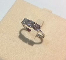 Anello donna trilogy diamanti oro bianco 18 kt 750% caratura 0,285 misura 13