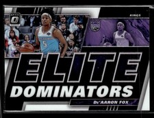 2019-20 Donruss Optic De'Aaron Fox #9 Elite Dominators
