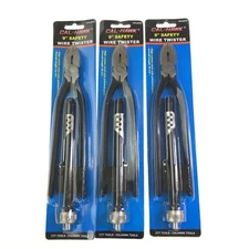 Set of 3 Safety Wire Twist Pliers 9"