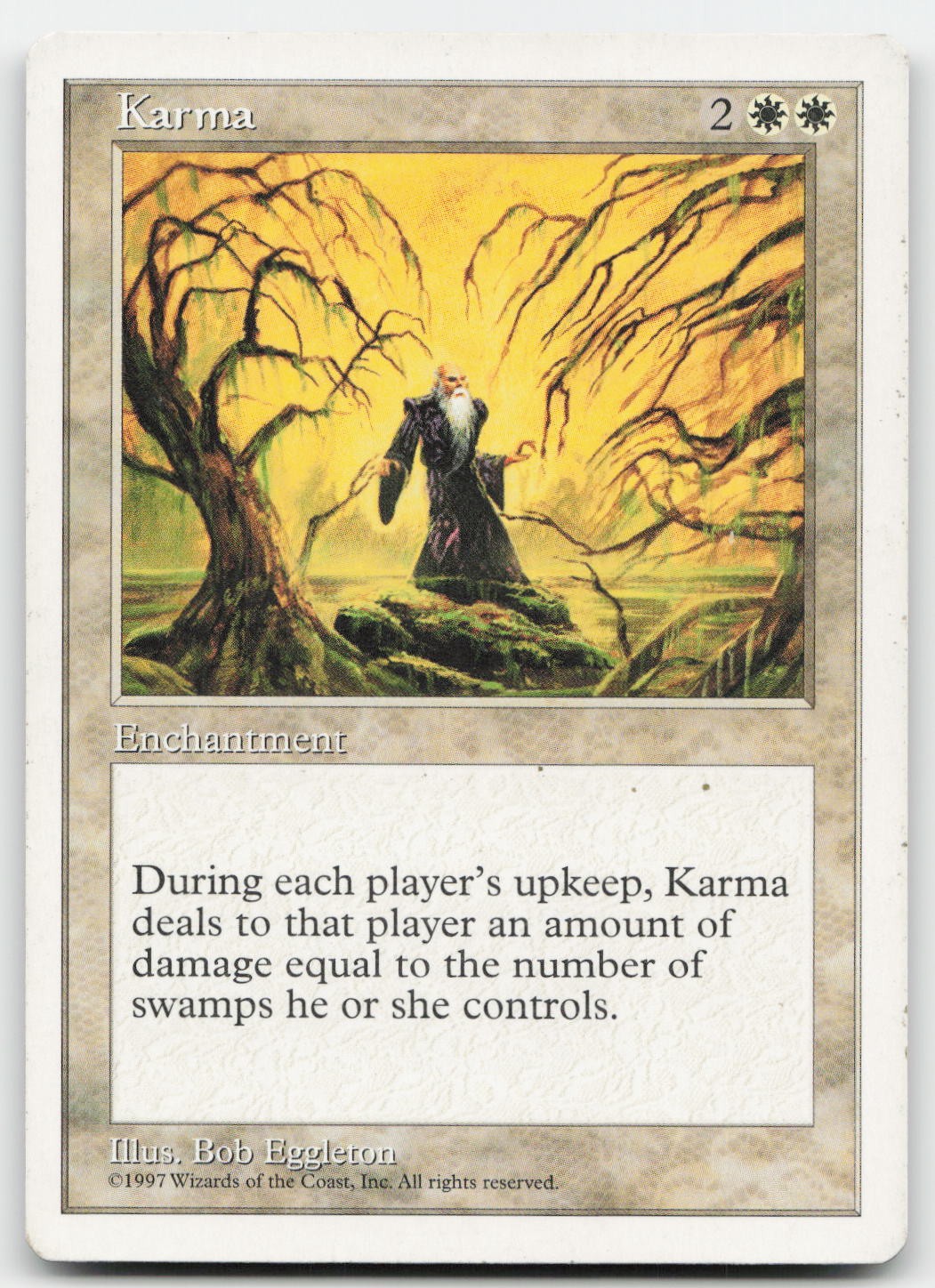 Karma (HP) Fifth Edition 5ED Magic MTG