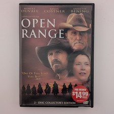 Open Range DVD 2-Disc Collectors Edition Kevin Costner Robert Duvall Western