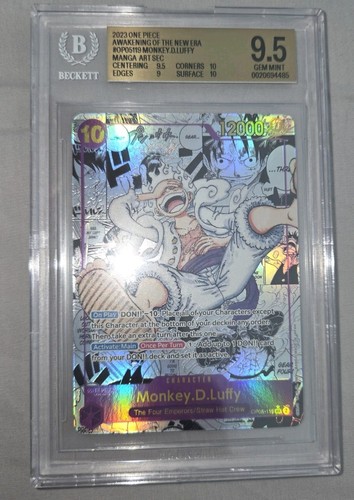 Monkey.D.Luffy (Manga) graded BGS 9.5 for sale on eBay