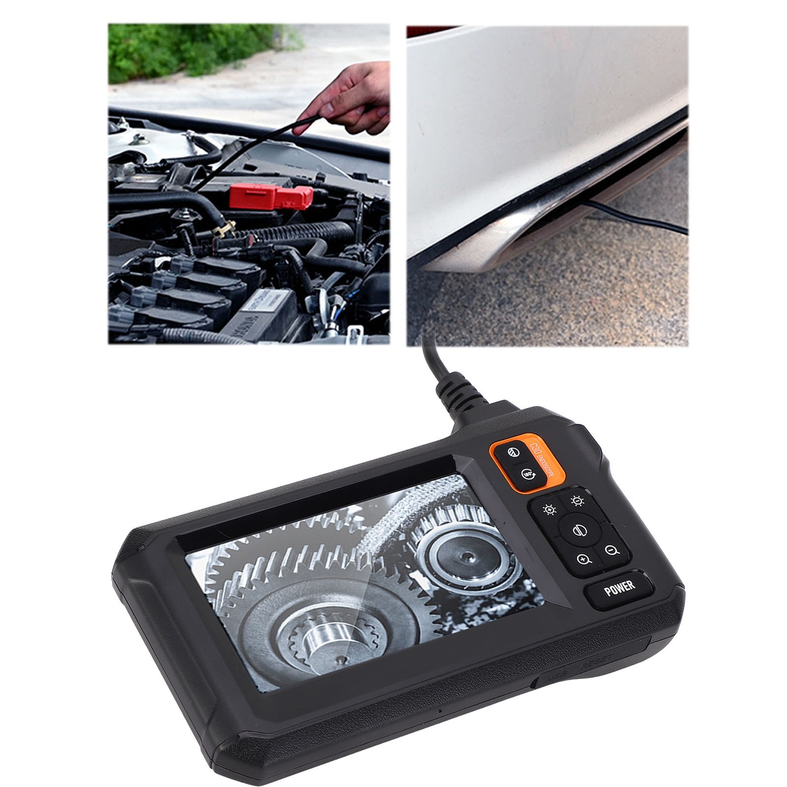 // 1080P HD Endoscope Camera With Screen Waterproof For Sewer Inspection
