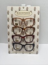 NIB 2.00 Box Set 4 Pairs Max Studio Reading G...
